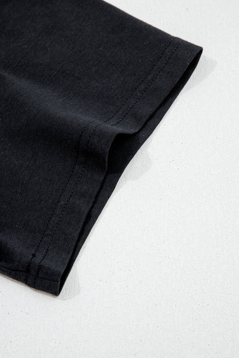 Solid Asymmetric Shoulder Detail Short Sleeve Maxi Dress