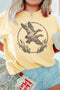 Retro Western Mallard Print Duck Graphic Tee