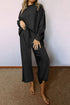 Ultra Loose Textured Slouchy Matching Pant Set