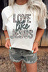 Polyester Camo Letter Print Short Sleeve Tee