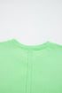 Crab Embroidered Patch Loose Fit Round Neck Tee
