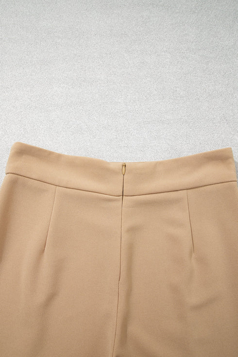 High Waist Full Length Regular Fit Pants
