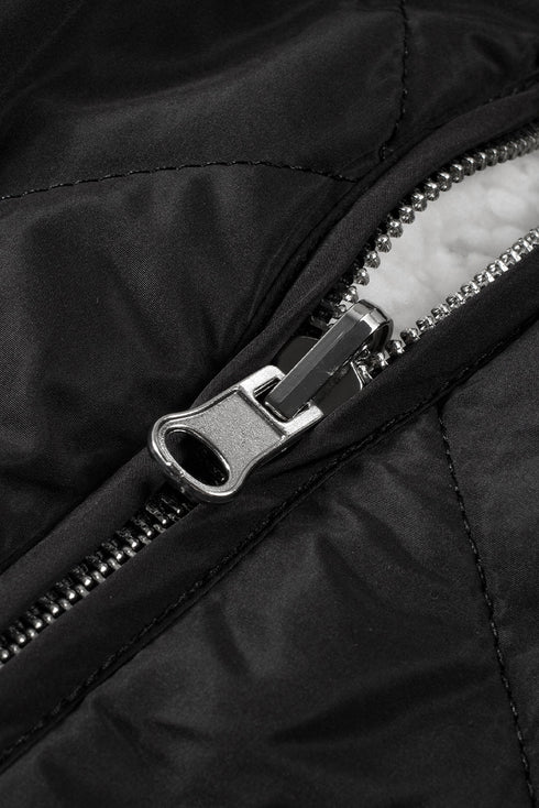 Exclusive Casual Fleece Lined Quilted Layering Vests