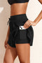 Double Layer Performance Running Shorts With Pocket