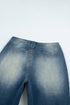 Pocket Detail Flare Leg Silhouette Denim Jeans
