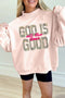 Camo Print Letter Graphic Mock Neck Sweatshirt