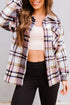Relaxed Fit Brushed Plaid Button Down Shirt