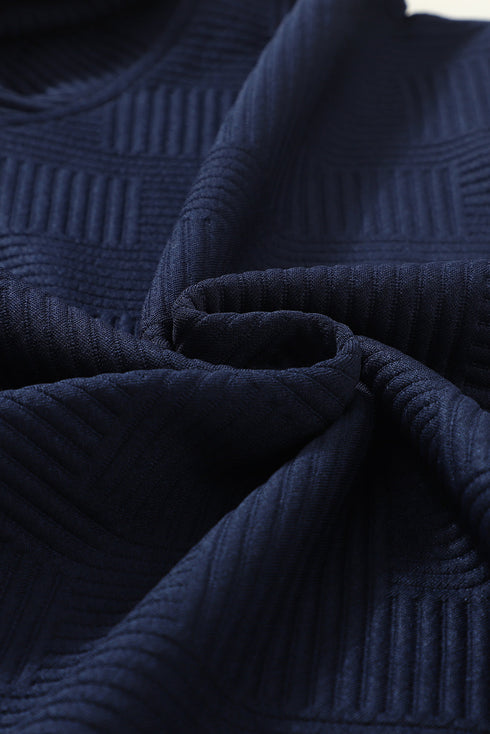 Ultra Loose Textured Slouchy Matching Pant Set