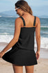 Empire Waist Ruched Side Tie Tankini Set