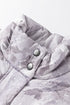 Camouflage Leaf Print Quilted Puffer Layering Vest
