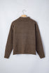 Embroidered Floral High Neck Long Sleeve Pullover Sweater