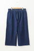 High Waist Wide Leg Drawstring Denim Bottoms