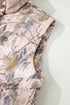 Camouflage Leaf Print Quilted Puffer Layering Vest