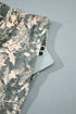 Jungle Camouflage Ribbed Trim Long Sleeve Lounge Set