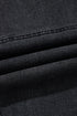 Decorative Seam Patchwork Cotton Rich Barrel Leg Denim Jeans