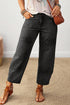Decorative Seam Patchwork Cotton Rich Barrel Leg Denim Jeans