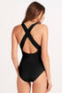Deep V Neck Crossover Backless Ruched High Cut Monokini