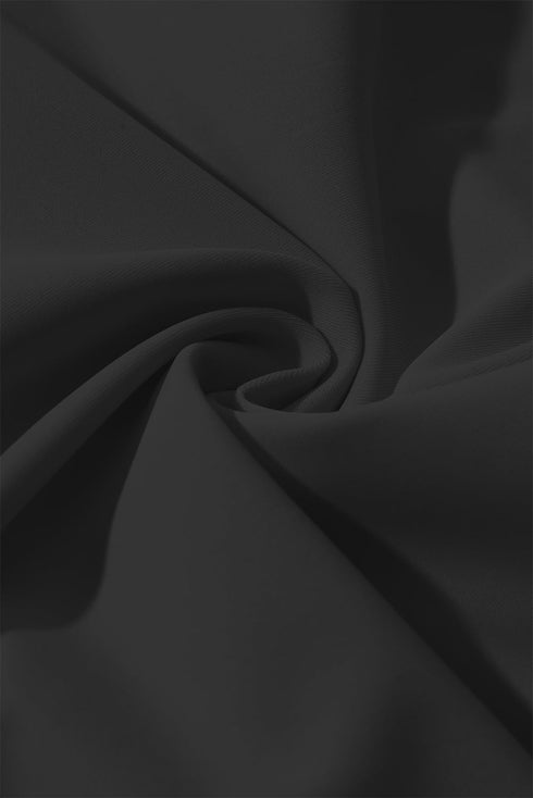 Deep V Neck Crossover Backless Ruched High Cut Monokini