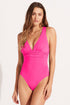 Deep V Neck Crossover Backless Ruched High Cut Monokini