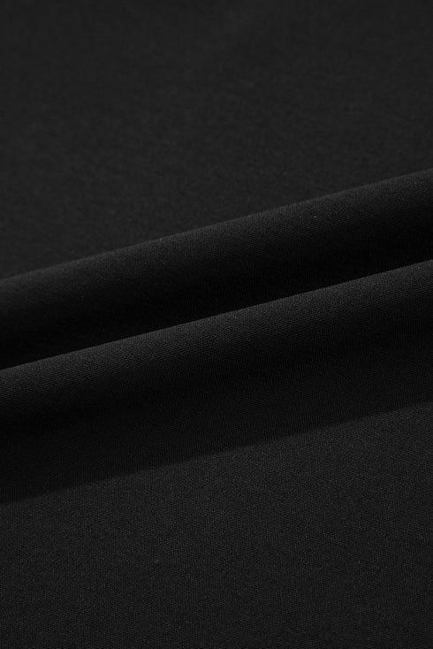 Delicate Bow Tie Accent Voluminous Puff Sleeve Blouse