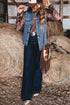 Denim Button Front Pocket Sleeveless Cowboy Vest