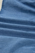 Denim Lapel Neck Balloon Sleeve Tie Waist Peplum Blouse