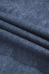 Denim Tied V Neck Pleated Three Quarter Sleeve Mini Dress