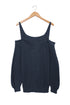 Dew Shoulder Knitted Sweater