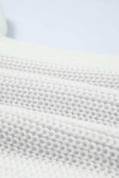 Dew Shoulder Knitted Sweater