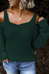 Dew Shoulder Knitted Sweater