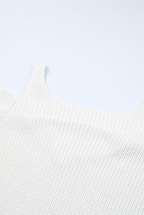 Dew Shoulder Knitted Sweater