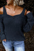 Dew Shoulder Knitted Sweater