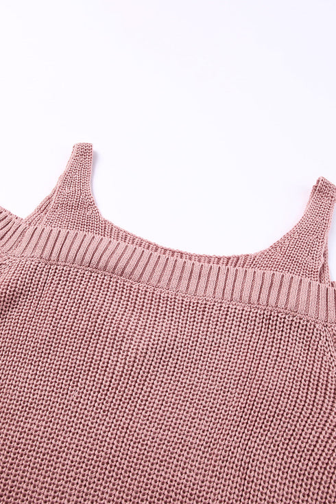 Dew Shoulder Knitted Sweater