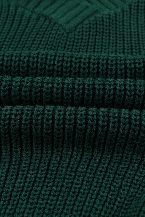 Dew Shoulder Knitted Sweater