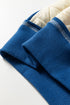 Diamond Quilted Mixed Texture Button Front Hoodie