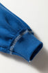 Diamond Quilted Mixed Texture Button Front Hoodie