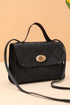 Diamond Quilted PU Leather Chain Strap Shoulder Bag