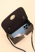 Diamond Quilted PU Leather Chain Strap Shoulder Bag