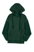 Diamond Quilted Sleeve Relaxed Fit Pullover Hoodie