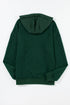 Diamond Quilted Sleeve Relaxed Fit Pullover Hoodie