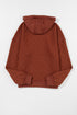 Diamond Quilted Sleeve Relaxed Fit Pullover Hoodie