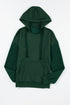 Diamond Quilted Sleeve Relaxed Fit Pullover Hoodie