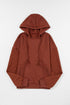 Diamond Quilted Sleeve Relaxed Fit Pullover Hoodie