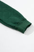 Diamond Quilted Sleeve Relaxed Fit Pullover Hoodie