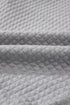 Diamond Textured Quilted Button Neck Collared Pullover