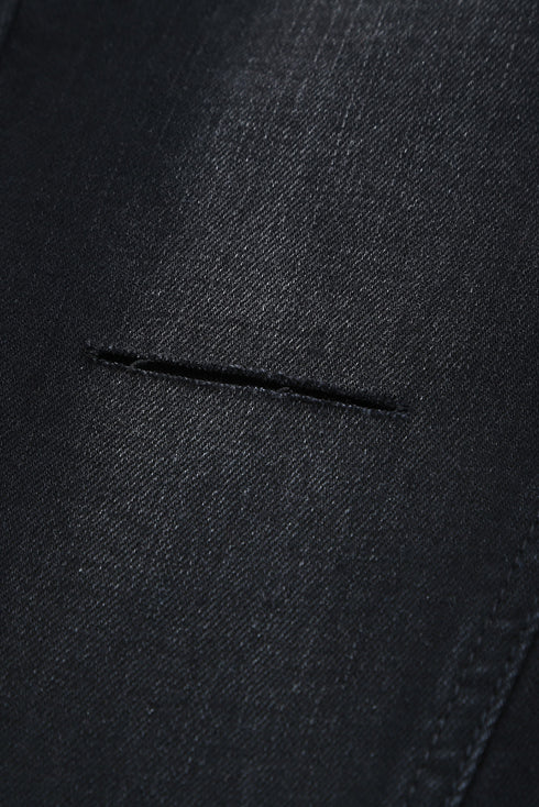 Distressed Bell Bottom Denim Pants