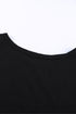 Distressed Detail Crew Neck Short Sleeve Casual T-shirt
