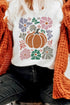 Distressed Floral Harvest Graphic Short Sleeve Jersey Tee