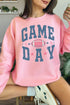 Distressed Lettering Graphic Print Crew Neck Sweatshirt