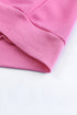 Distressed Long Sleeve Kangaroo Pocket Relaxed Fit Hoodie